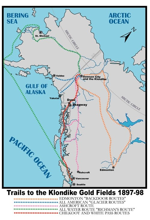 Alternative Routes to the Klondike Goldfields – Tin Box Letters