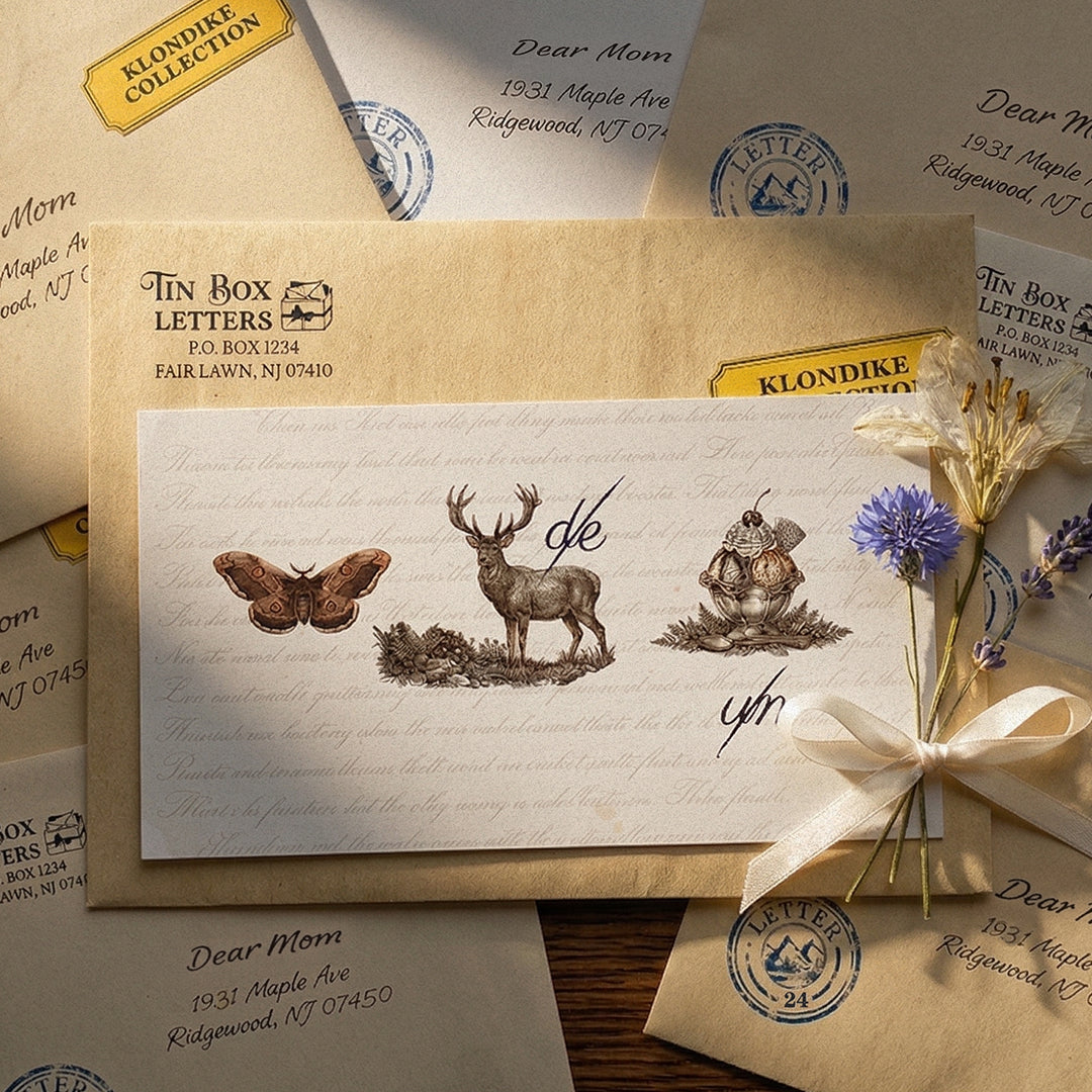 Puzzles and story in letters for Mother's Day