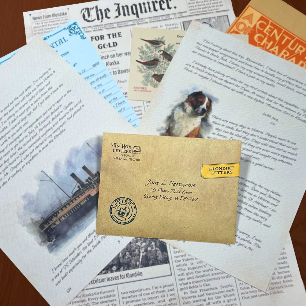Finch and Hawk: The Klondike Letters | Tin Box Letters